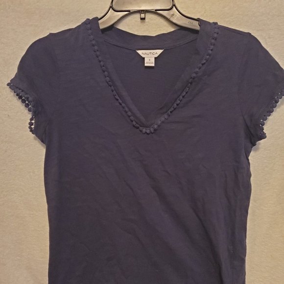 Women's Nautica size small navy t-shirt - Picture 1 of 4